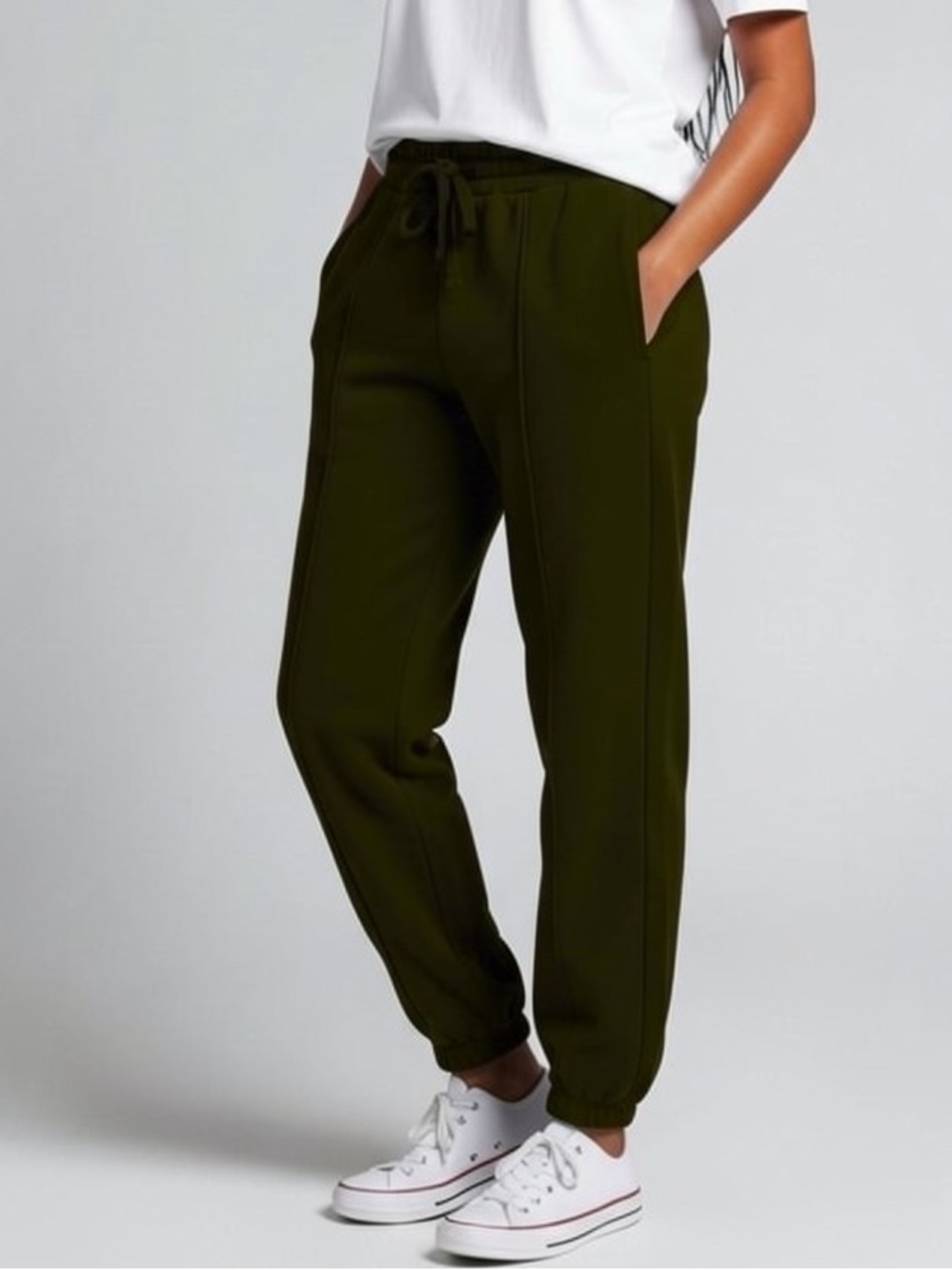 NWOT Agolde slim track sweatpants brown small